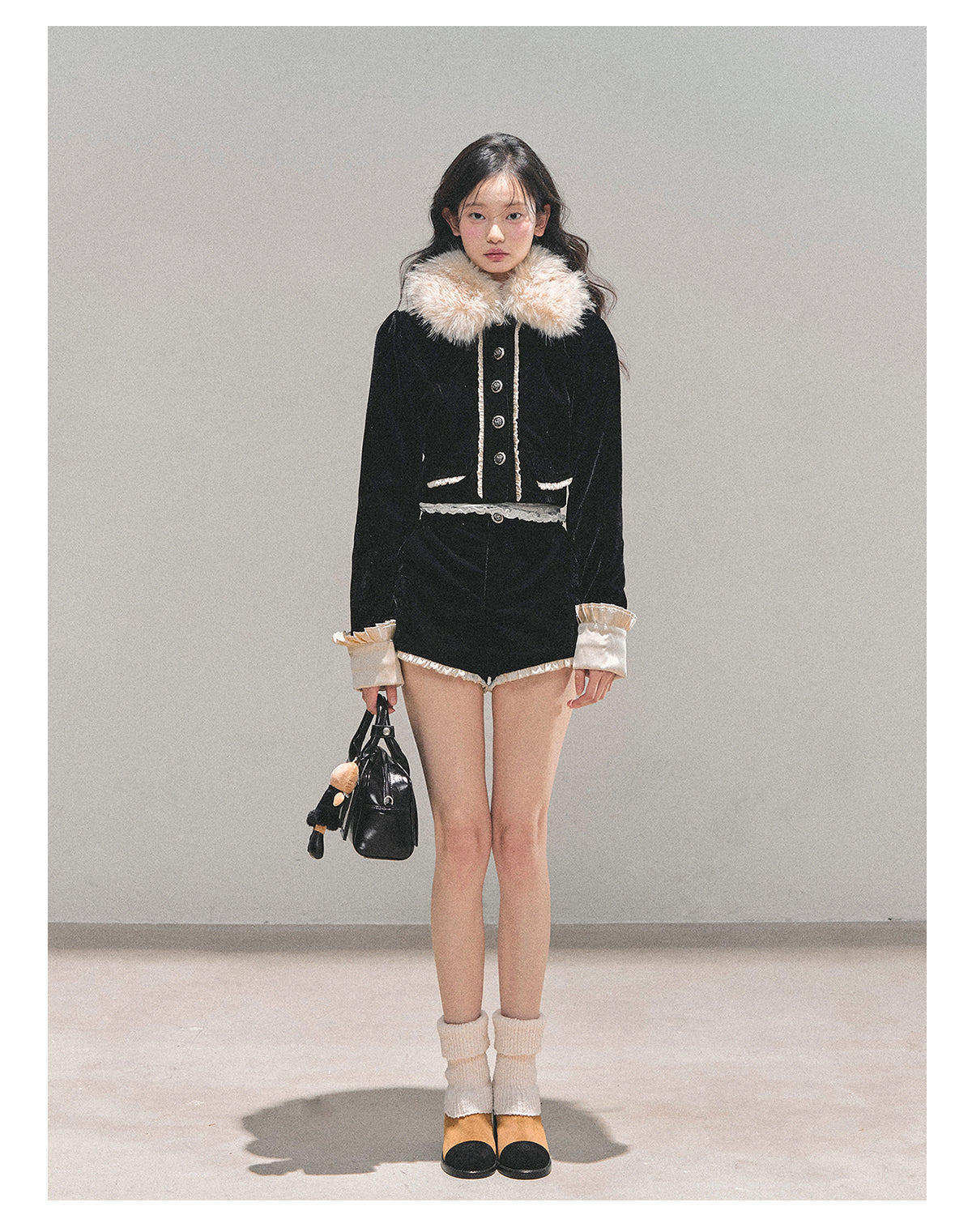 少也眼 “Silent Snow Province” French Velvet Winter Set 652623