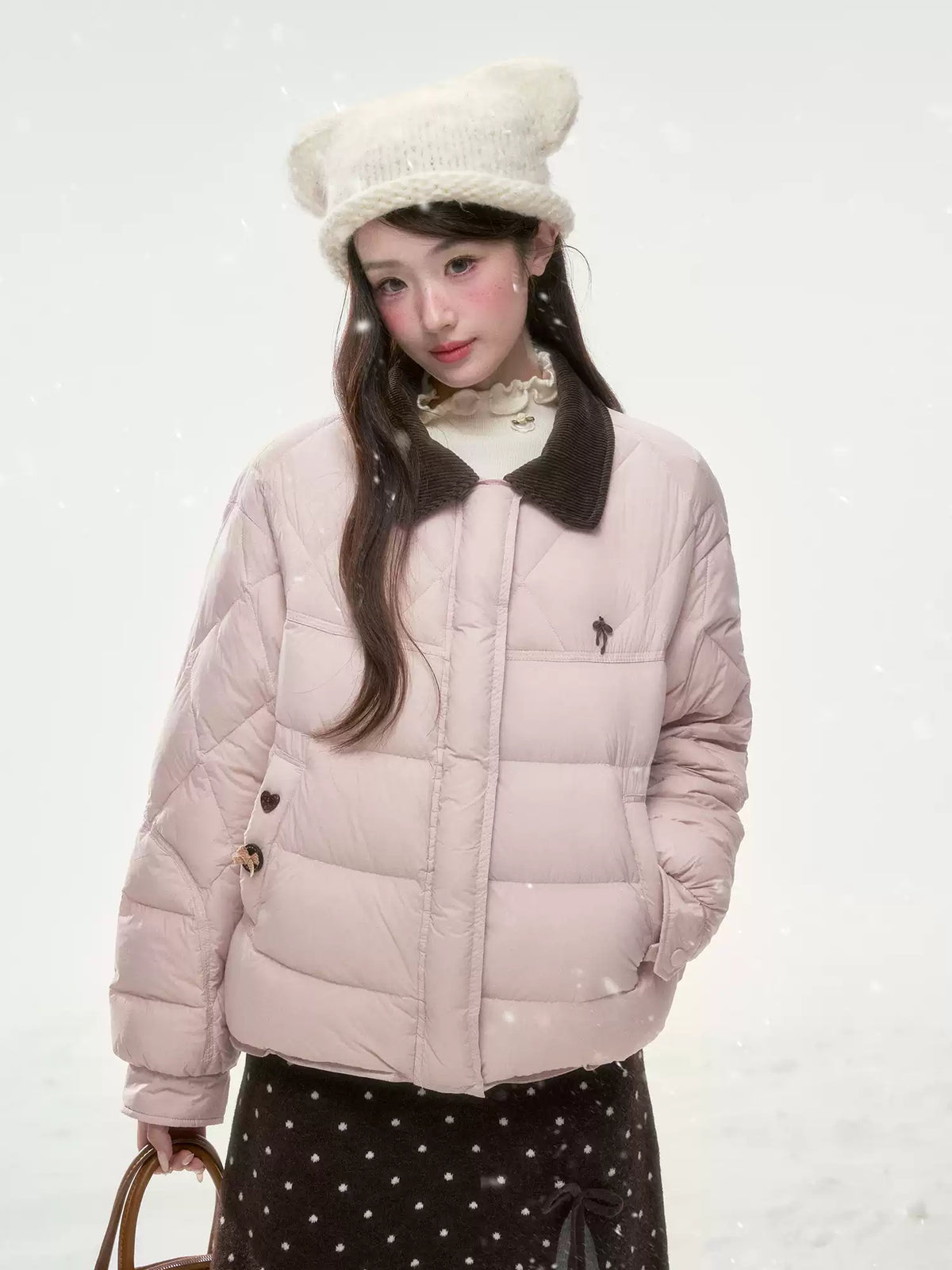 BIBIBENCY - Pink 90% Duck Down Puffer Jacket