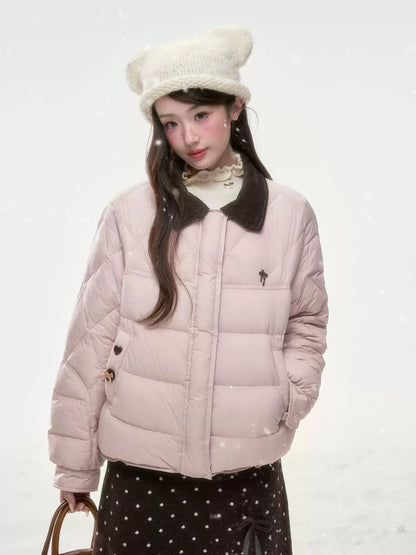 BIBIBENCY - Pink 90% Duck Down Puffer Jacket