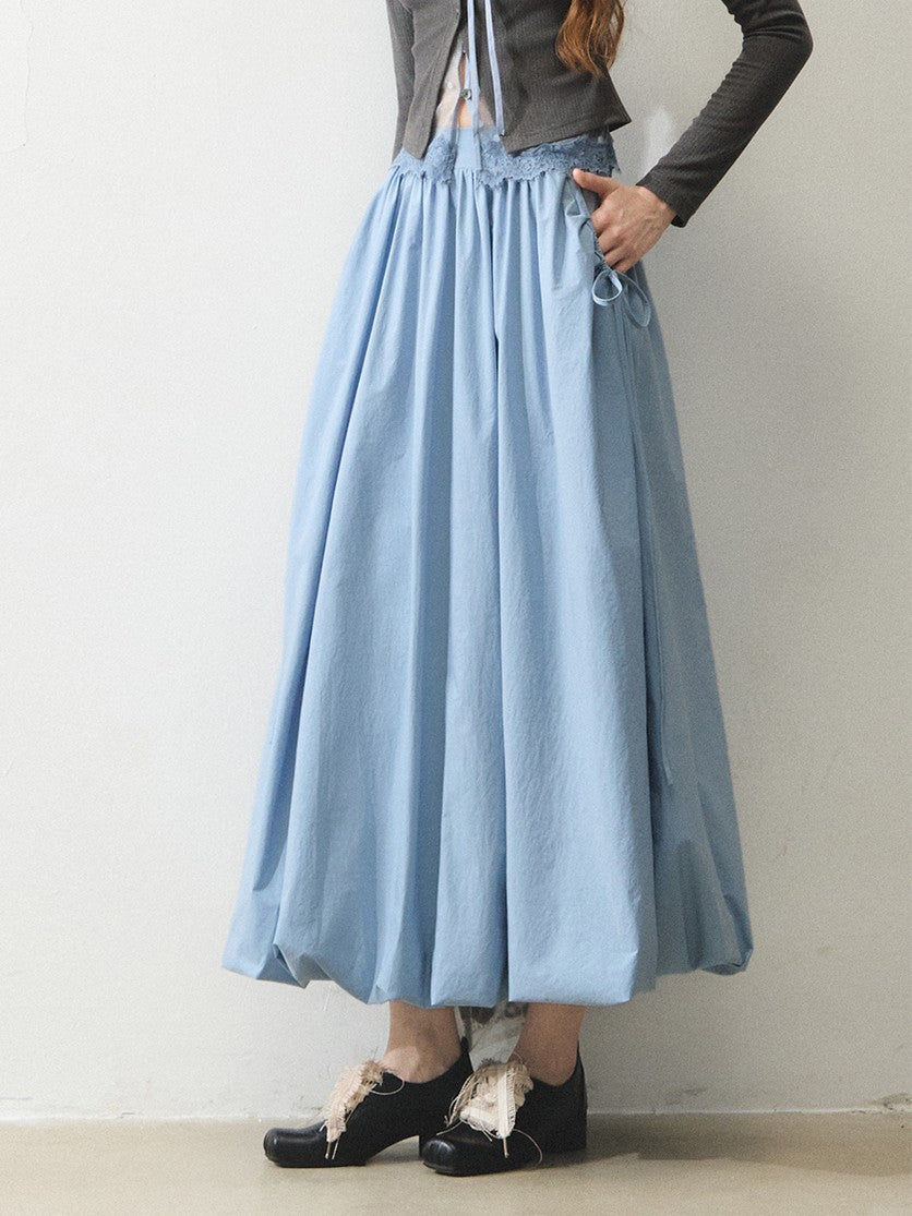 "微风轻抚过" Breezy Whisper Cloud Skirt