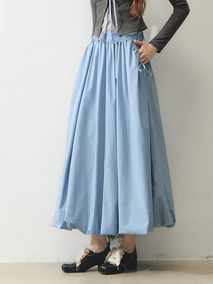 "微风轻抚过" Breezy Whisper Cloud Skirt