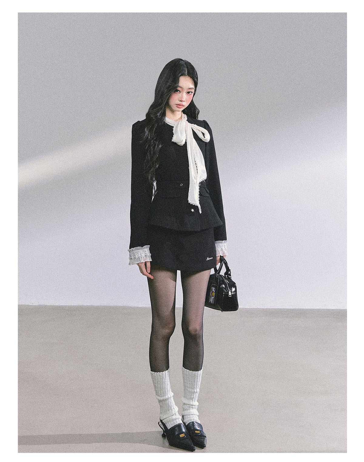 少也眼 “Nouveau Heiress” Two-Piece Jacket & Skirt Set 435434