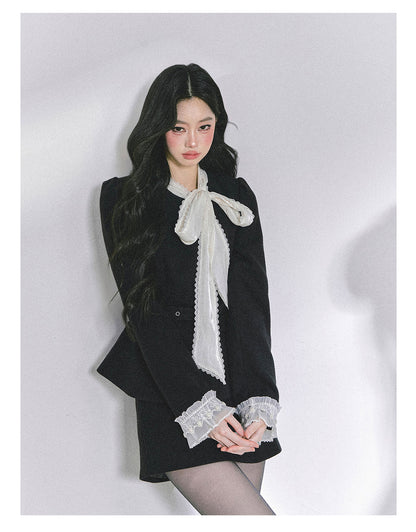 少也眼 “Nouveau Heiress” Two-Piece Jacket & Skirt Set 435434