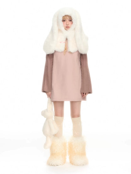 YEDM - Plush Rabbit Ear Hat