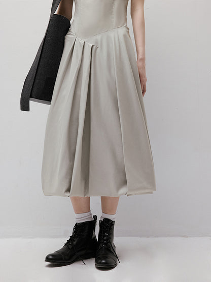 FUSSED Disorder Deconstructed Asymmetric Bubble Dress (Adjustable Straps) FOF-25SS005