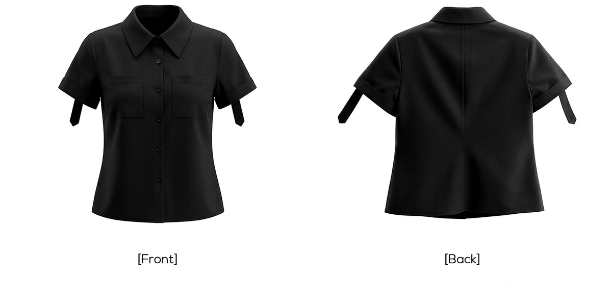 EZEK | Gingham Check Short Sleeve Shirt with Adjustable Sleeves