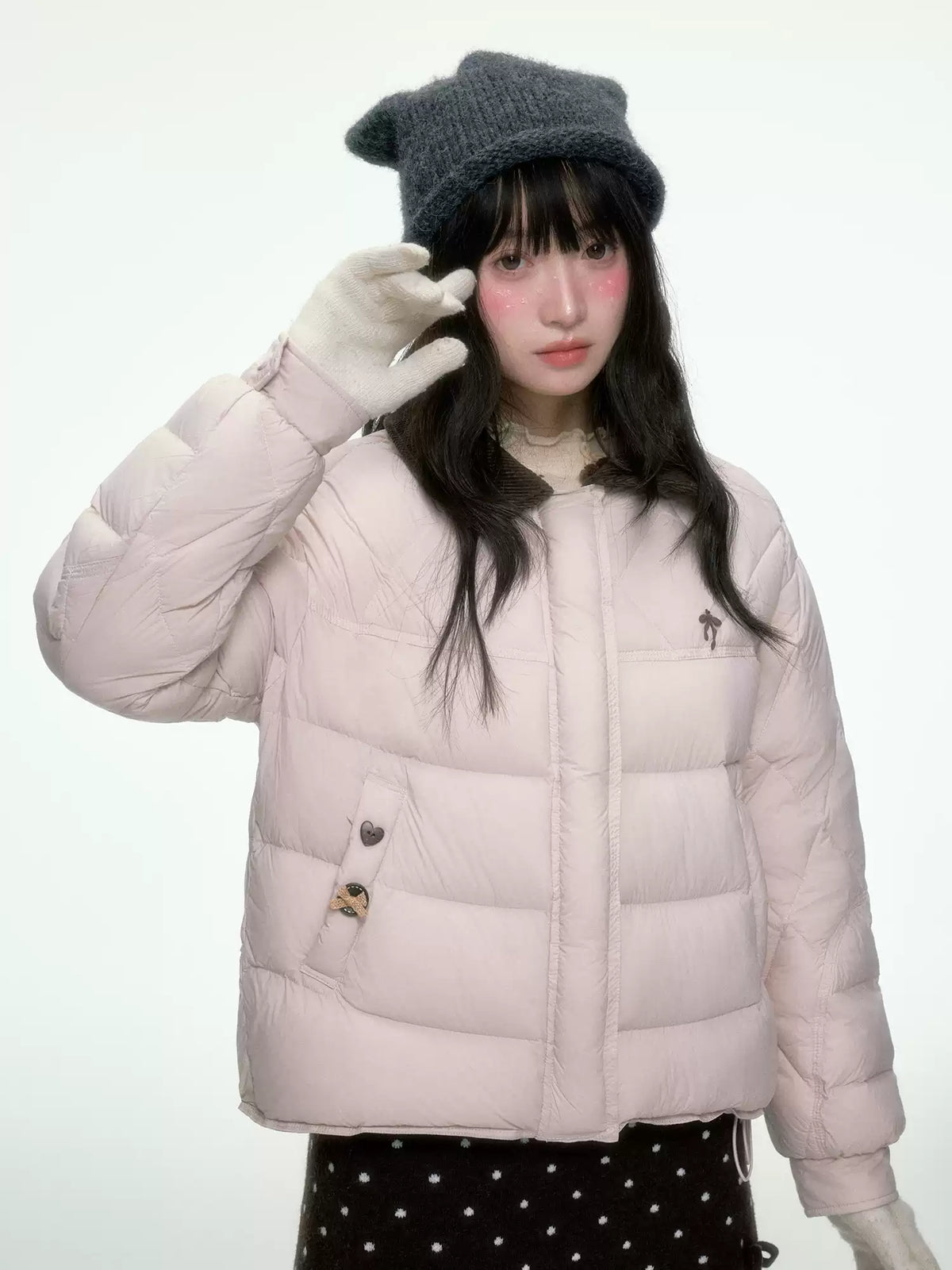 BIBIBENCY - Pink 90% Duck Down Puffer Jacket