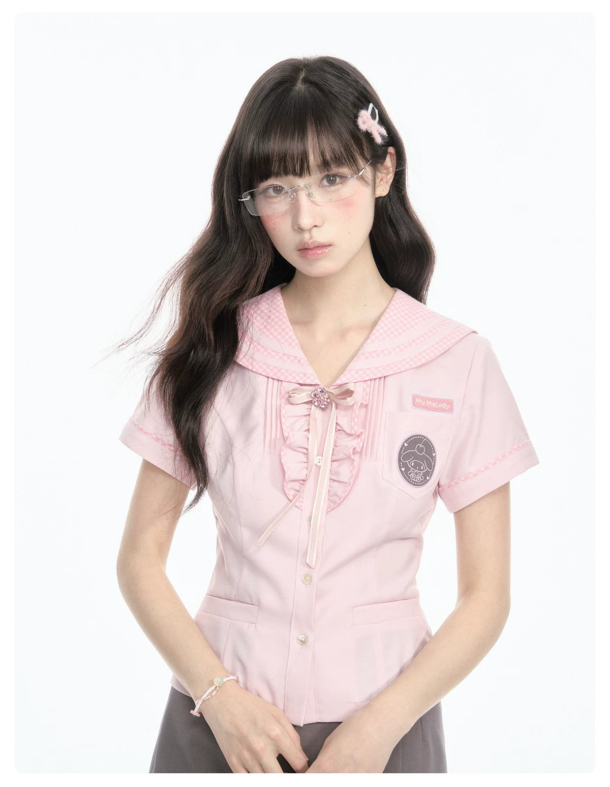 "Macaron Melody" Sailor Collar Set