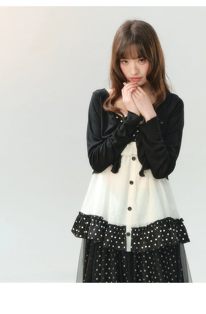 "Iced Dark Chocolate" Black Cooling Sun Protection Cardigan LL2026206