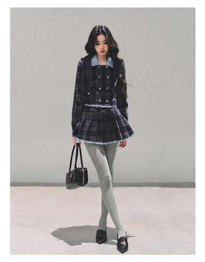 少也眼 "Proust Blue" American-Style Quilted Winter Set 665223