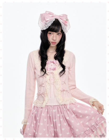 “Pink Dollcore” Pink My Melody Layered Lolita Girl Set