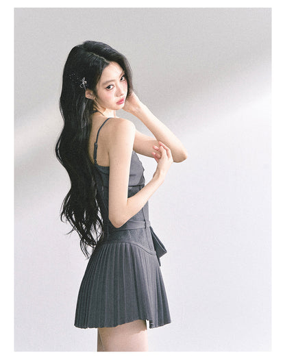 少也眼 “Model Girl Idol” Puff Mini Dress