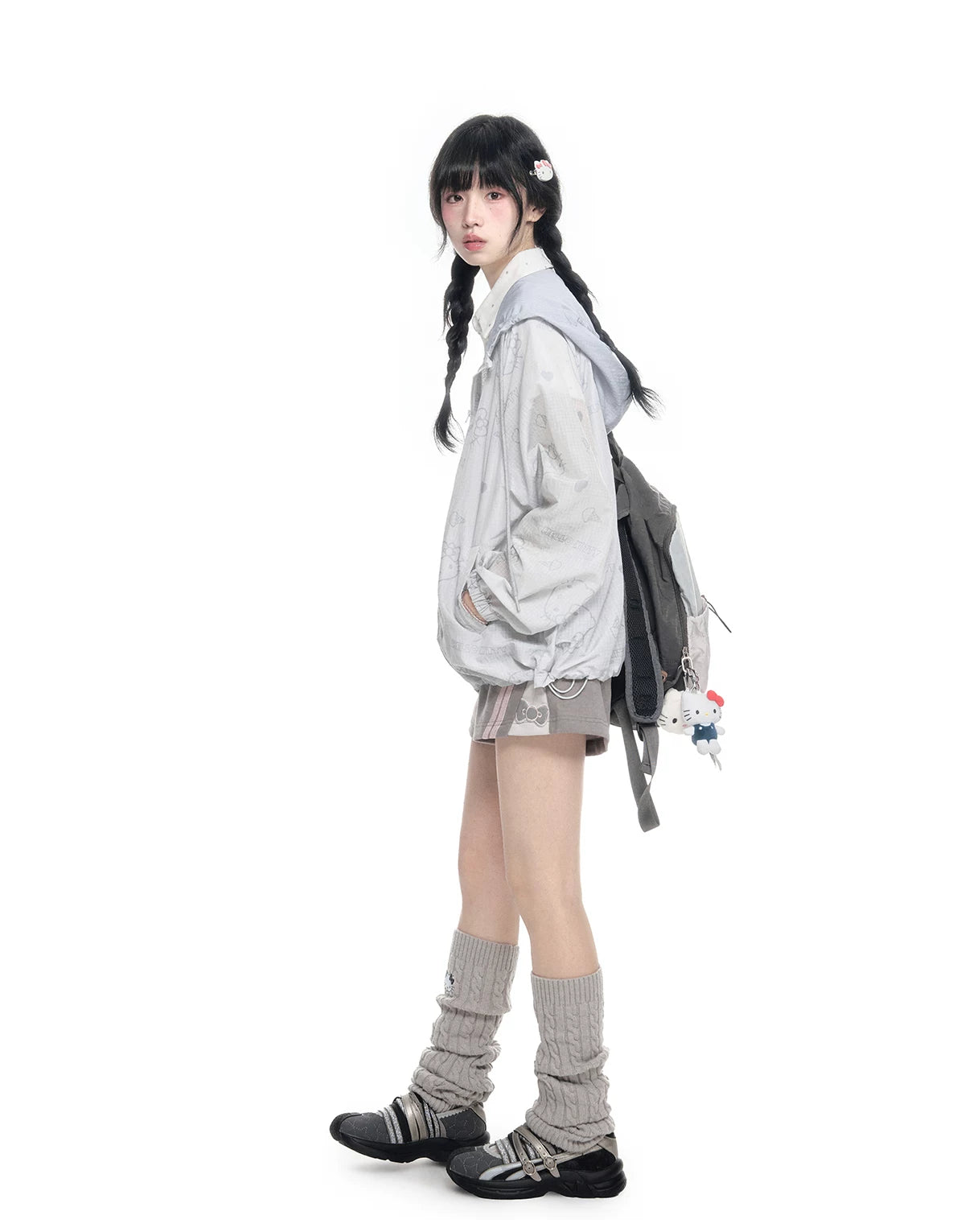 170726K  "Soft Breeze" Sun Protection Campus Set (Hooded Jacket / Polo Shirt / Shorts)
