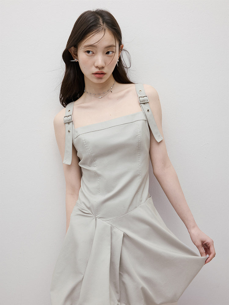 FUSSED Disorder Deconstructed Asymmetric Bubble Dress (Adjustable Straps) FOF-25SS005