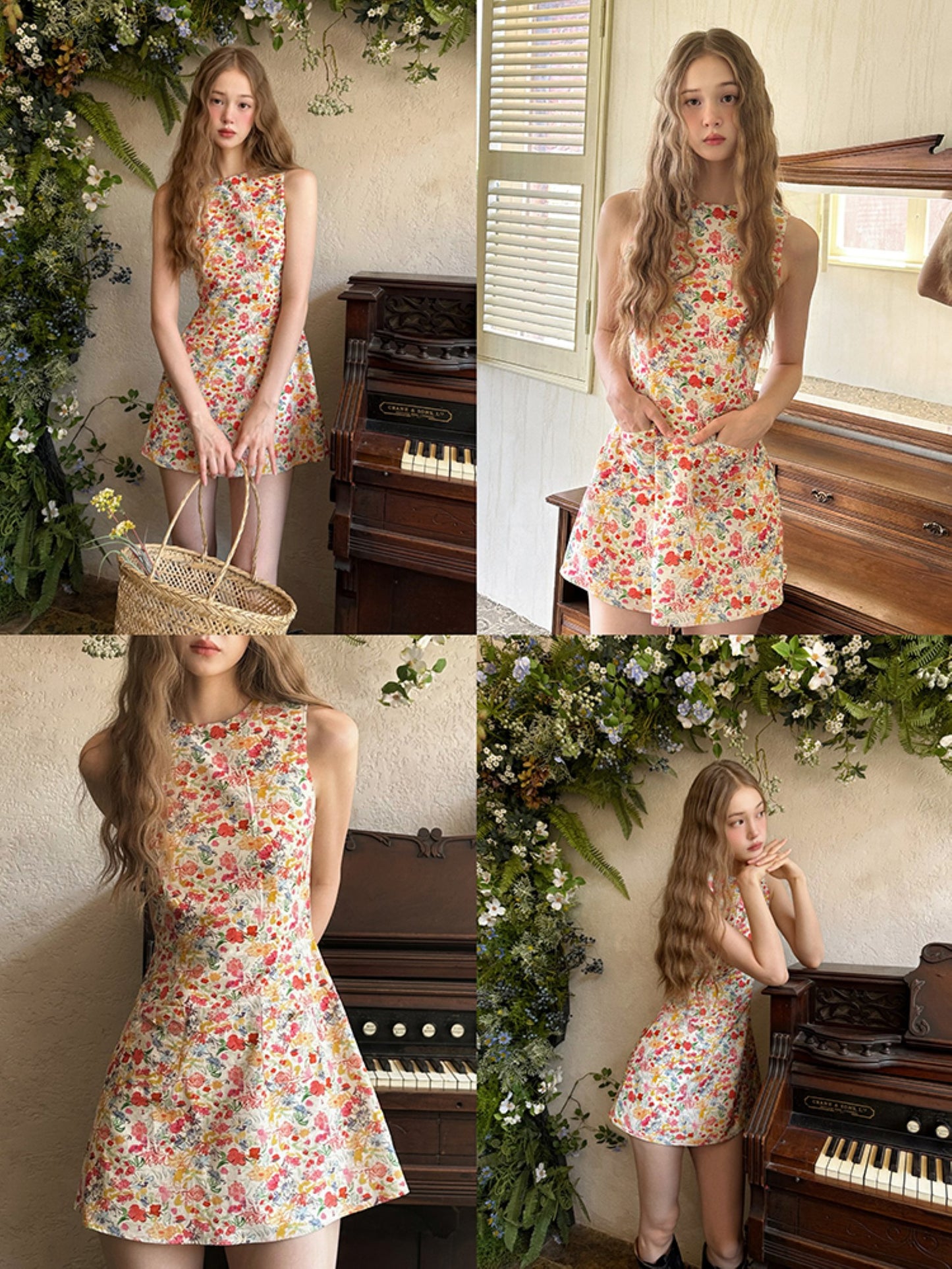 1P - “As If It’s Your Last” Radiant Bloom Cotton Mini Dress