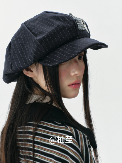Cloud Baker Boy Cap – Vintage Artist Newsboy Hat