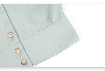 "Mint Whisper" Mint White Sailor Uniform Set