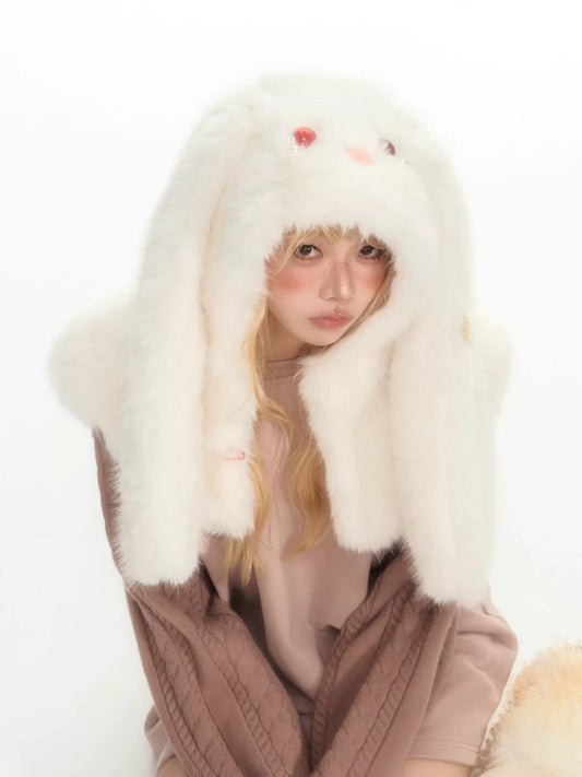 YEDM - Plush Rabbit Ear Hat