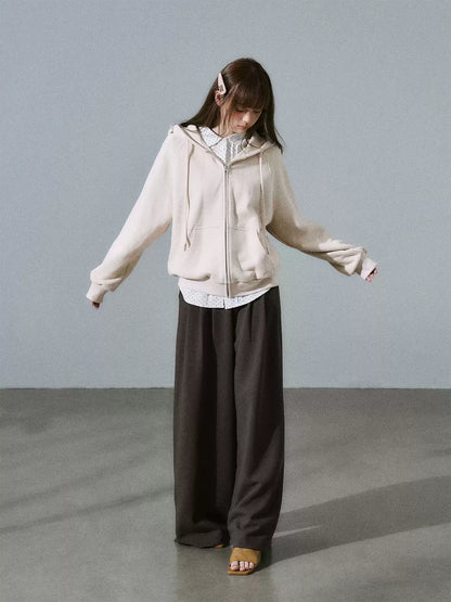 LOST FOREST - Petal Pink Bow Hooded Cardigan