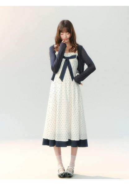 "Iced Dark Chocolate" Navy Cooling Sun Protection Cardigan LL2026206