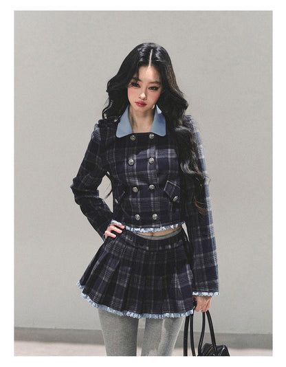 少也眼 "Proust Blue" American-Style Quilted Winter Set 665223