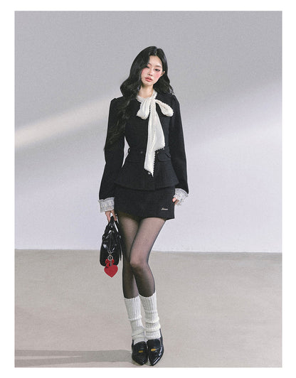 少也眼 “Nouveau Heiress” Two-Piece Jacket & Skirt Set 435434
