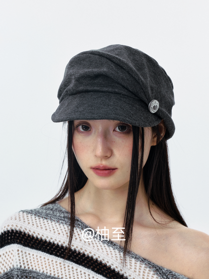 Korean Slouchy Newsboy Cap – Casual Street Style Baker Boy Hat