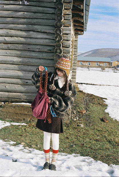 Zzouu - Melaleuca Plaid Coat