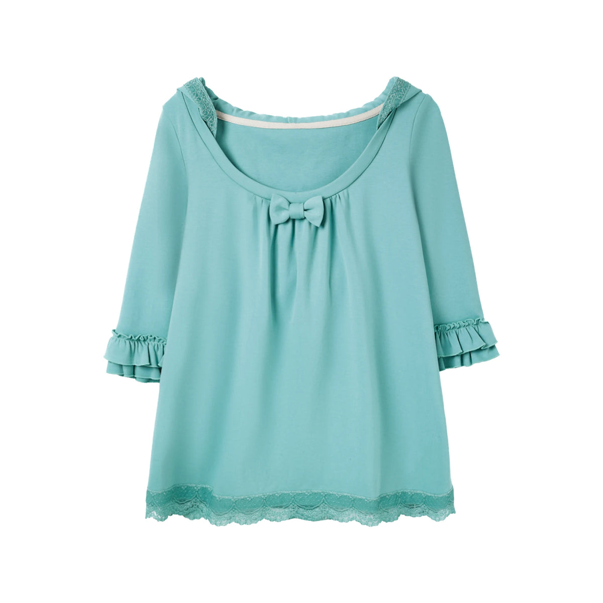 “Melody Garden” Mint Green My Melody Ruffle Hoodie Jacket Set