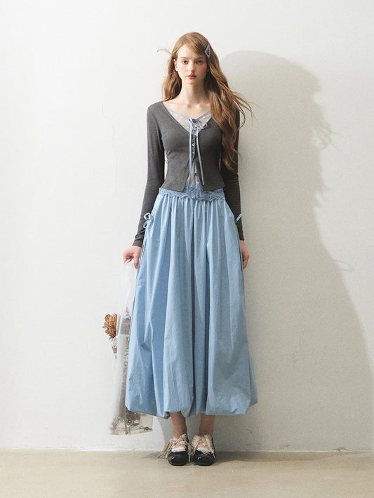 "轻快的步调" Light Rhythm Mesh-Layered Knit