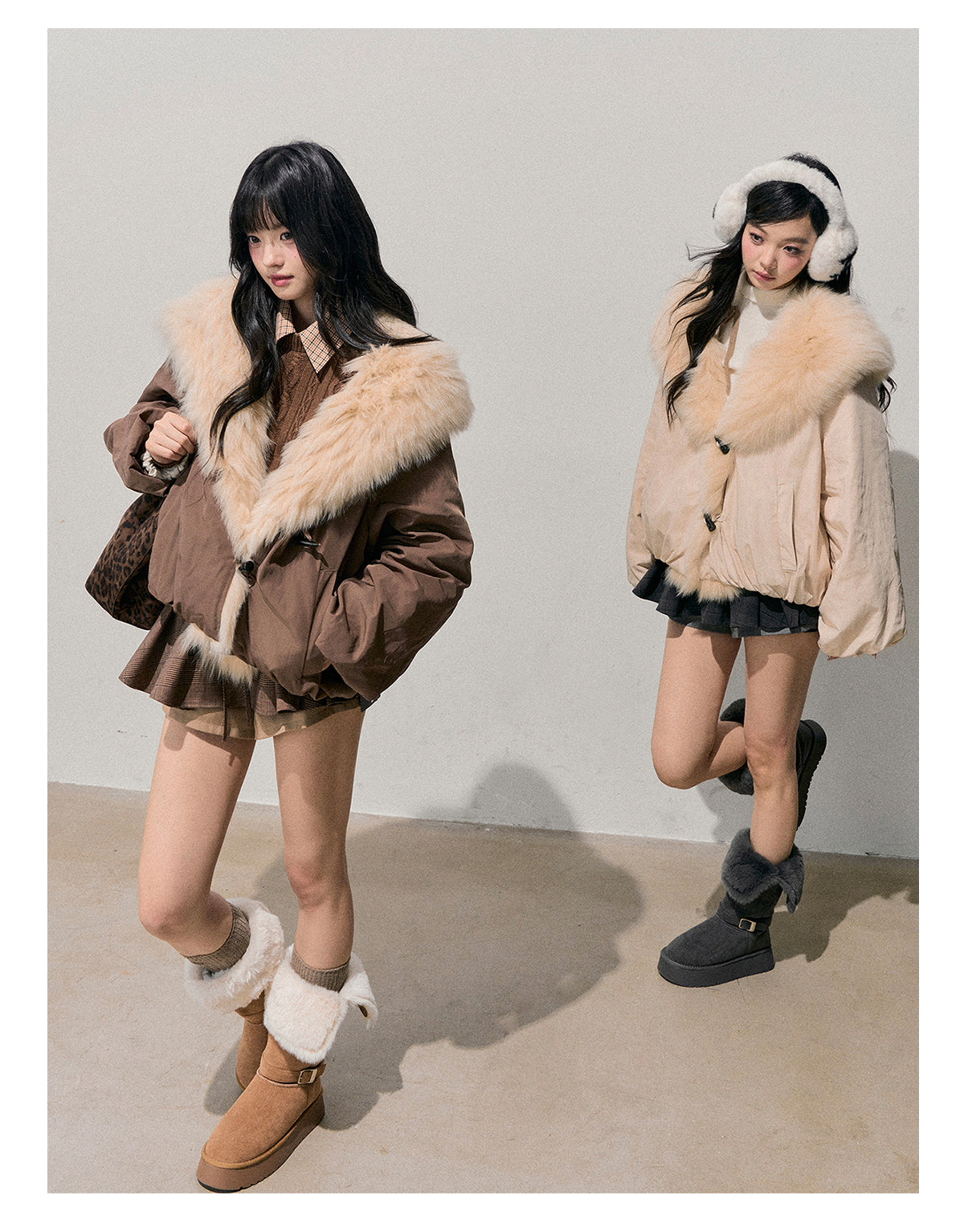 少也眼 “Call of the Distant Mountains” Down Jacket 946541
