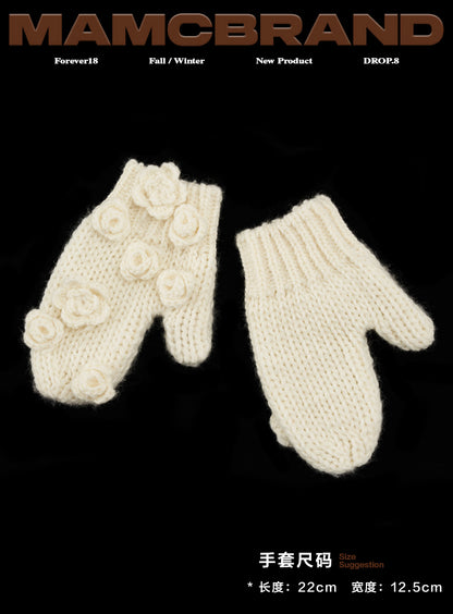 MAMC - Rose Knitted Gloves