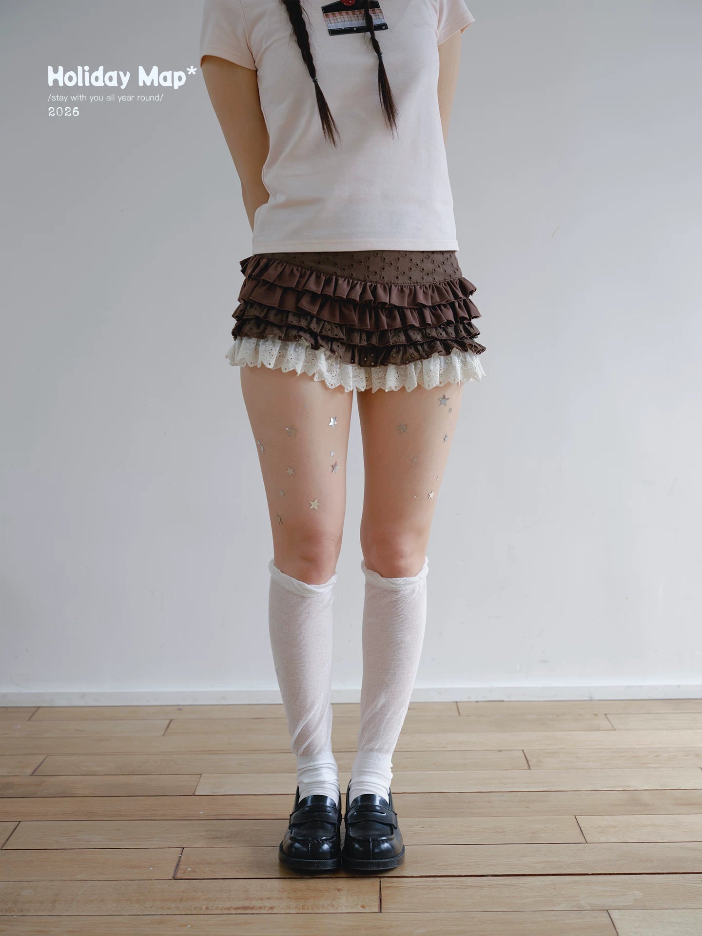 "Layer Cake" Chocolate Brown Lace Ruffle Bloomers