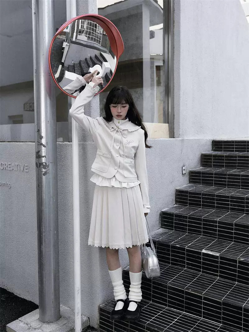 "Classic Belle" Sailor Blazer Collection (Blazer/ Pleated Skirt/ Hooded Blouse)