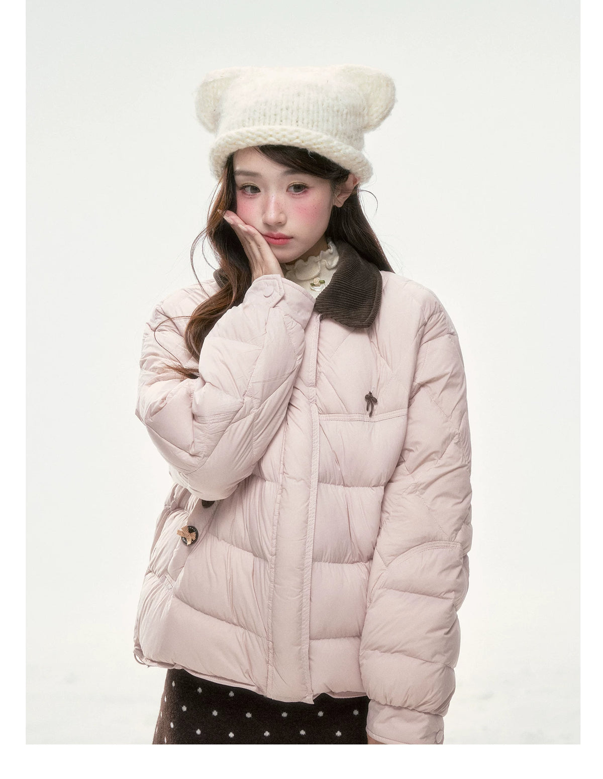BIBIBENCY - Pink 90% Duck Down Puffer Jacket