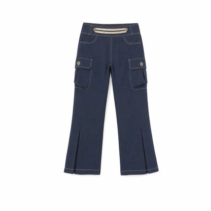 DAILY ARTIST - Navy Napoleon Utility Cropped Pants