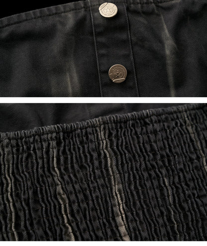 "Vintage Wash Mood" Denim 3-Piece Co-ord Set WE717