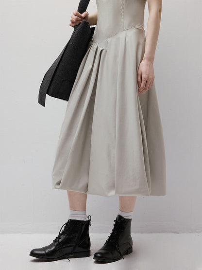 FUSSED Disorder Deconstructed Asymmetric Bubble Dress (Adjustable Straps) FOF-25SS005