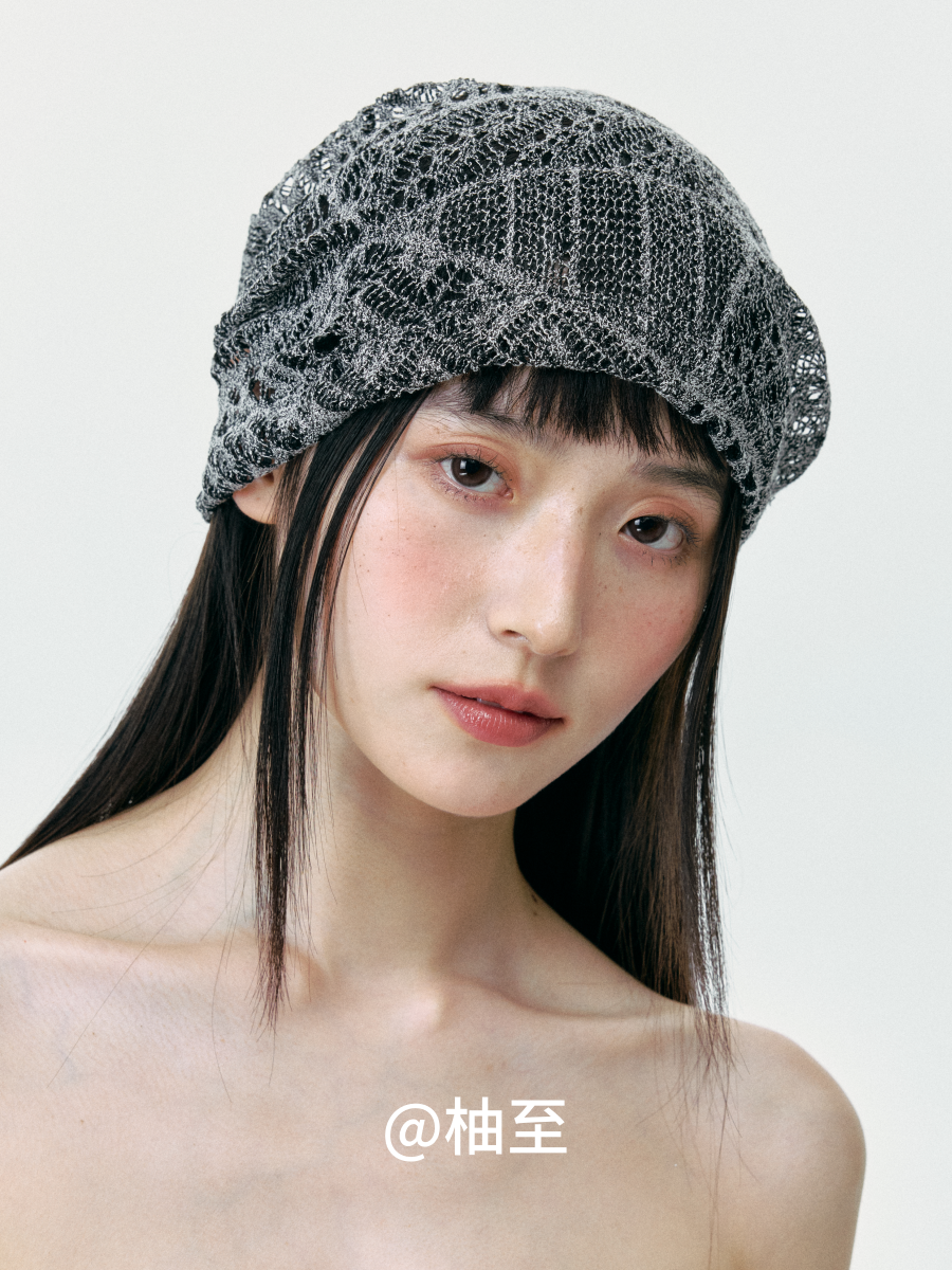 Open-Knit Mesh Beanie – Lightweight Breathable Slouchy Hat