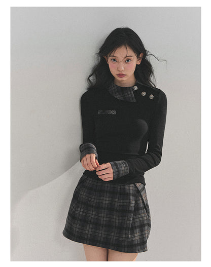 少也眼 “Silent Vanishing” Miu-Inspired Knit Top & Mini Skirt Set