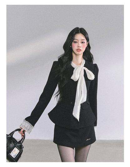 少也眼 “Nouveau Heiress” Two-Piece Jacket & Skirt Set 435434