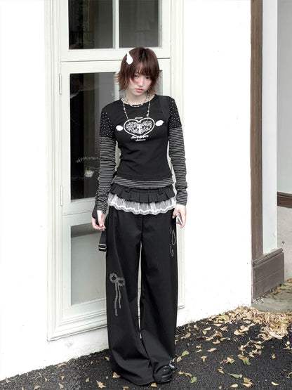 "Rainy Season" Heavencore Original Early Autumn Korean-Inspired Girls' Set