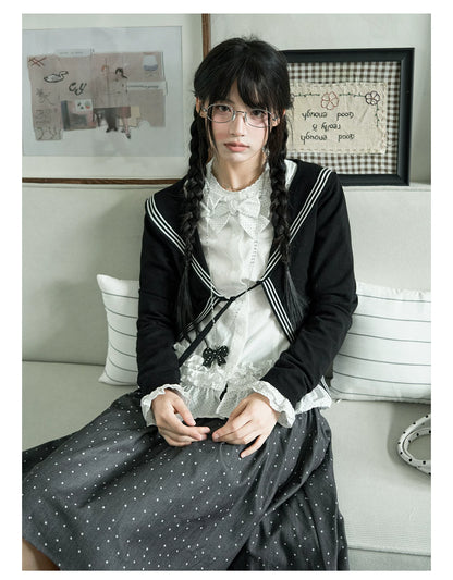 "Starlit Gap" White Blouse Collection