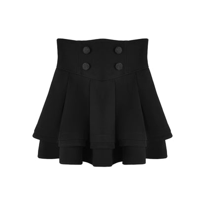 "Royal Lavender" Victorian Layered Collection (Ruffle Shirt / High-Waist Skirt / Mesh Overlay Skirt)