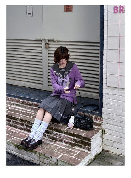 "Whispering Snow Lily" Sailor Uniform Collection (Top/ Skirt/ Ribbon Tie)