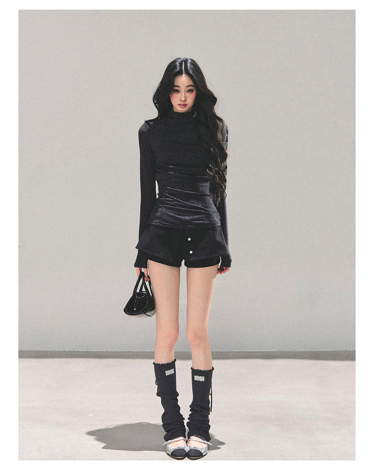 少也眼 "Silent Echo" Long-Sleeve Knit Top 14864531
