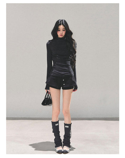 少也眼 "Silent Echo" Long-Sleeve Knit Top 14864531