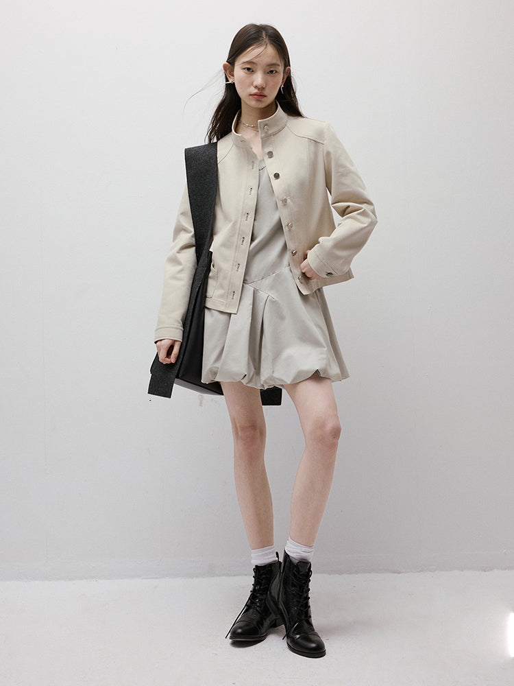FUSSED Disorder Deconstructed Asymmetric Bubble Dress (Adjustable Straps) FOF-25SS005