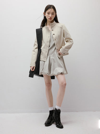 FUSSED Disorder Deconstructed Asymmetric Bubble Dress (Adjustable Straps) FOF-25SS005