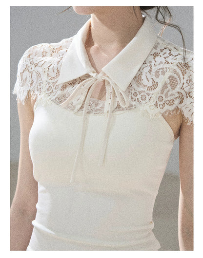 "Moonlit Rose Sonata" Cream Ivory Cami Top & Cape Set